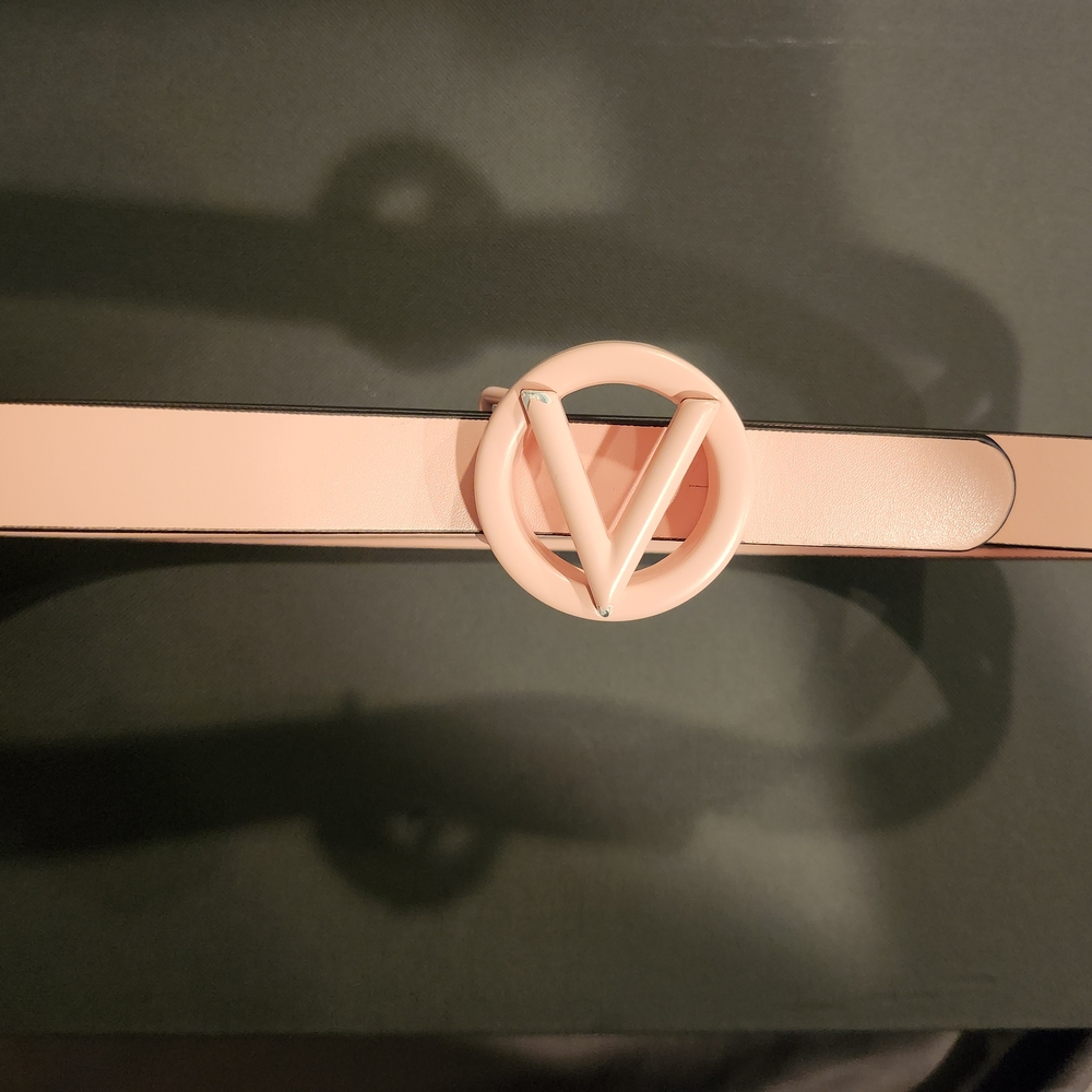 Valentino Pink Belt Chic Accessory